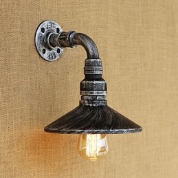 Caracteristică de pictură retro rustic Lodge Country pentru aplice de perete cu lumină ambientală în stil mini