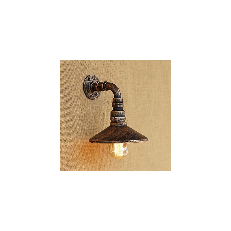 Caracteristică de pictură retro rustic Lodge Country pentru aplice de perete cu lumină ambientală în stil mini