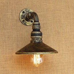 Caracteristică de pictură retro rustic Lodge Country pentru aplice de perete cu lumină ambientală în stil mini
