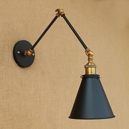 Rustic Lodge Country Painting Caracteristică pentru lumini ambientale cu braț oscilant Lumini cu braț oscilant