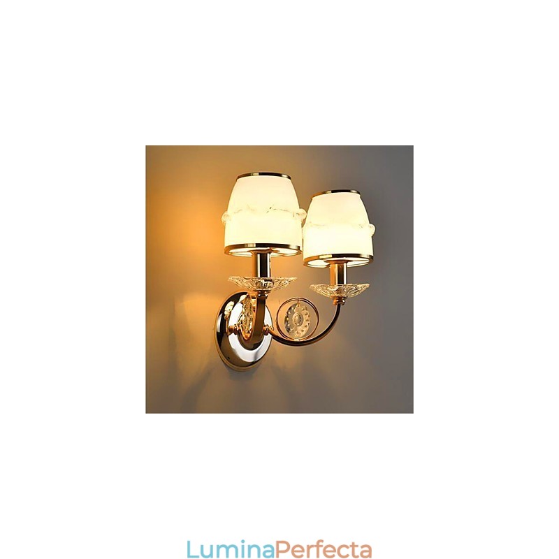 Caracteristică modernă și contemporană galvanizată pentru protecția ochilor cu braț oscilant de cristal. Lumină ambientală