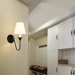 Rustic Lodge Finisaj cu oxid negru Caracteristică pentru protecția ochilor Lumină ambientală Aplice de perete Lampă de perete