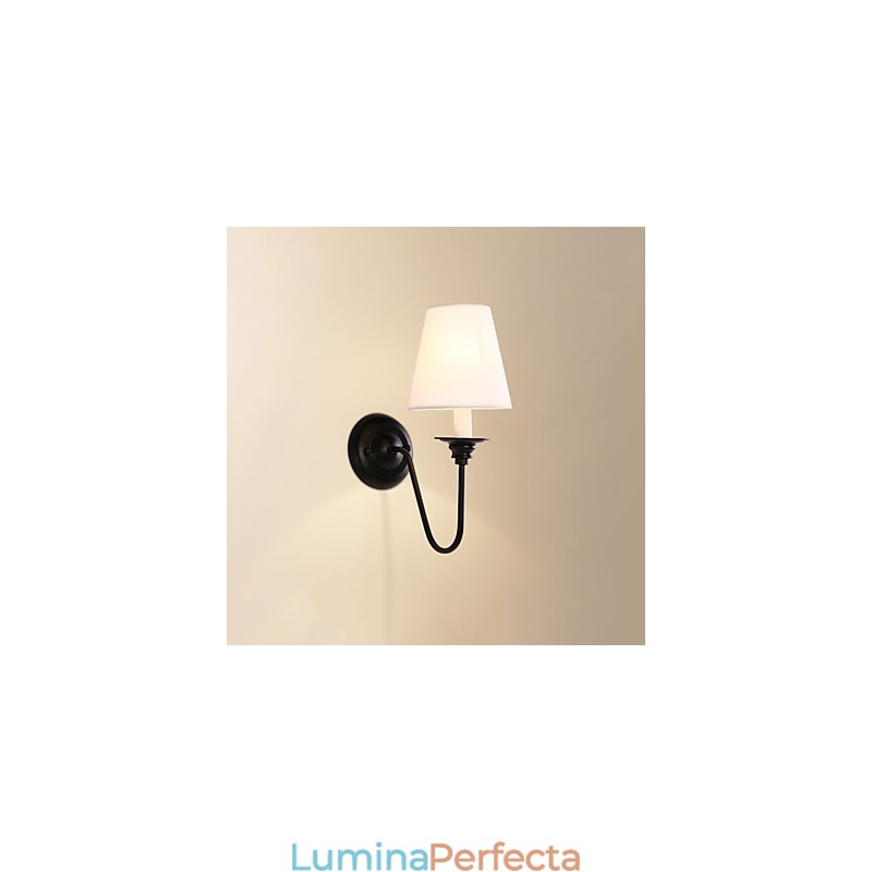 Rustic Lodge Finisaj cu oxid negru Caracteristică pentru protecția ochilor Lumină ambientală Aplice de perete Lampă de perete