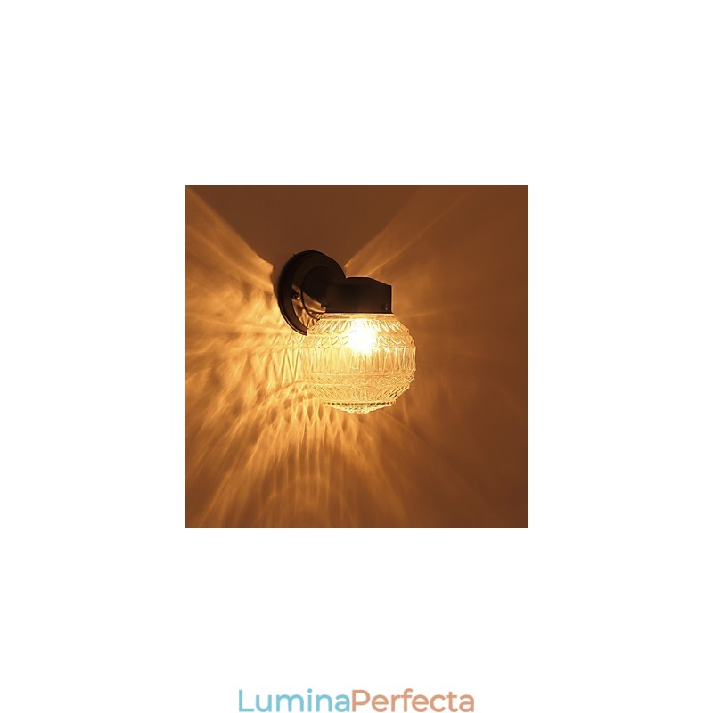 Caracteristică modernă contemporană de finisaj cu oxid negru pentru lumina ambientală în stil mini