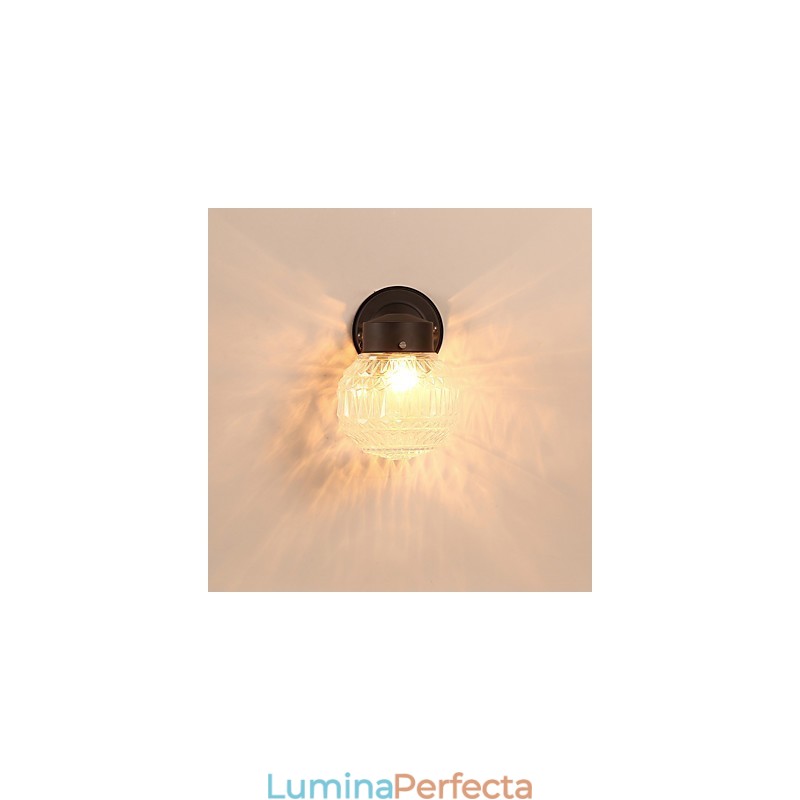 Caracteristică modernă contemporană de finisaj cu oxid negru pentru lumina ambientală în stil mini