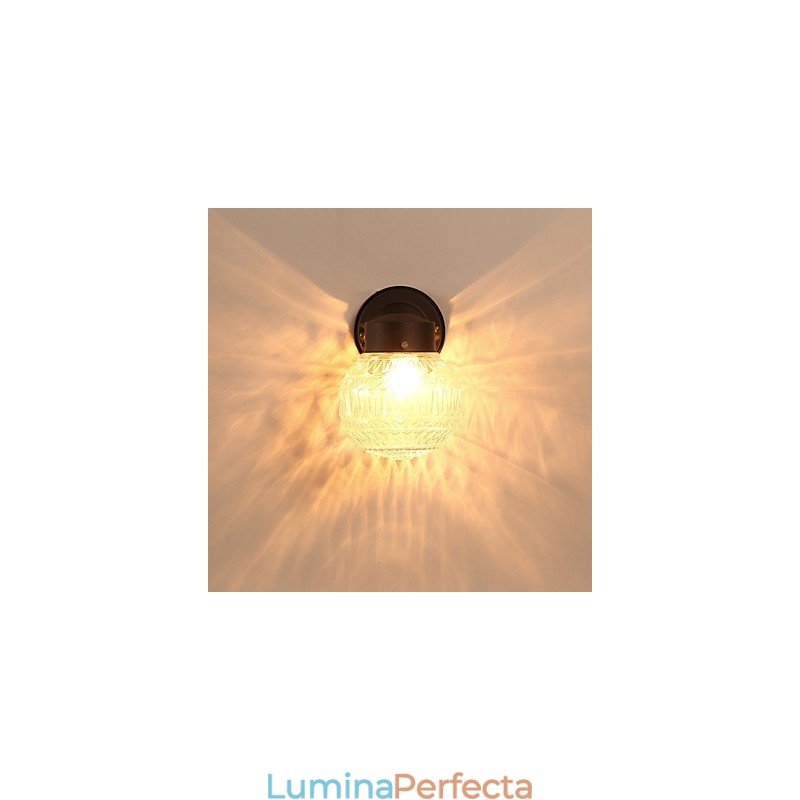 Caracteristică modernă contemporană de finisaj cu oxid negru pentru lumina ambientală în stil mini