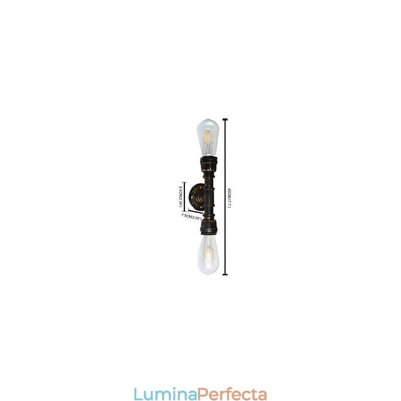Rustic Lodge Tradițional clasic din alamă antică Caracteristică pentru lumină ambientală Aplice de perete Applique