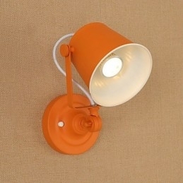 Aplică de perete din oțel vopsit Dumb Black American Coffee Decoration Lumină de perete retro Lampă cu sabie de lumină pe perete