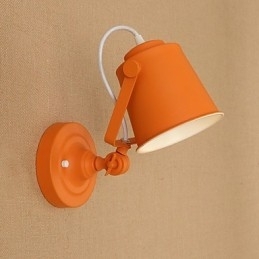 Aplică de perete din oțel vopsit Dumb Black American Coffee Decoration Lumină de perete retro Lampă cu sabie de lumină pe perete