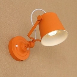 Aplică de perete din oțel vopsit Dumb Black American Coffee Decoration Lumină de perete retro Lampă cu sabie de lumină pe perete