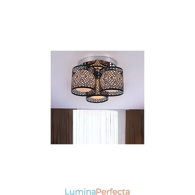 Pictură modernă contemporană, metal, montare încasată