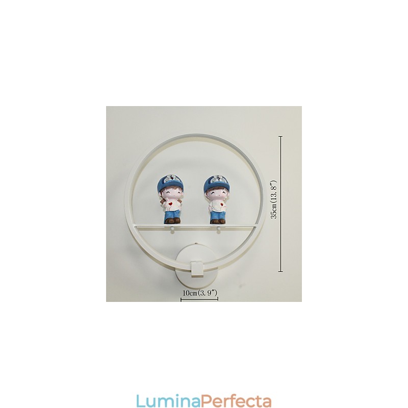 Noul dormitor de hotel Lampă de noptieră Aplic din aluminiu Pereți moderni minimalisti Lumini pentru culoar Lampă decorativă Lămpi pentru cameră pentru copii