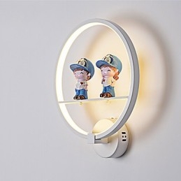 Noul dormitor de hotel Lampă de noptieră Aplic din aluminiu Pereți moderni minimalisti Lumini pentru culoar Lampă decorativă Lămpi pentru cameră pentru copii