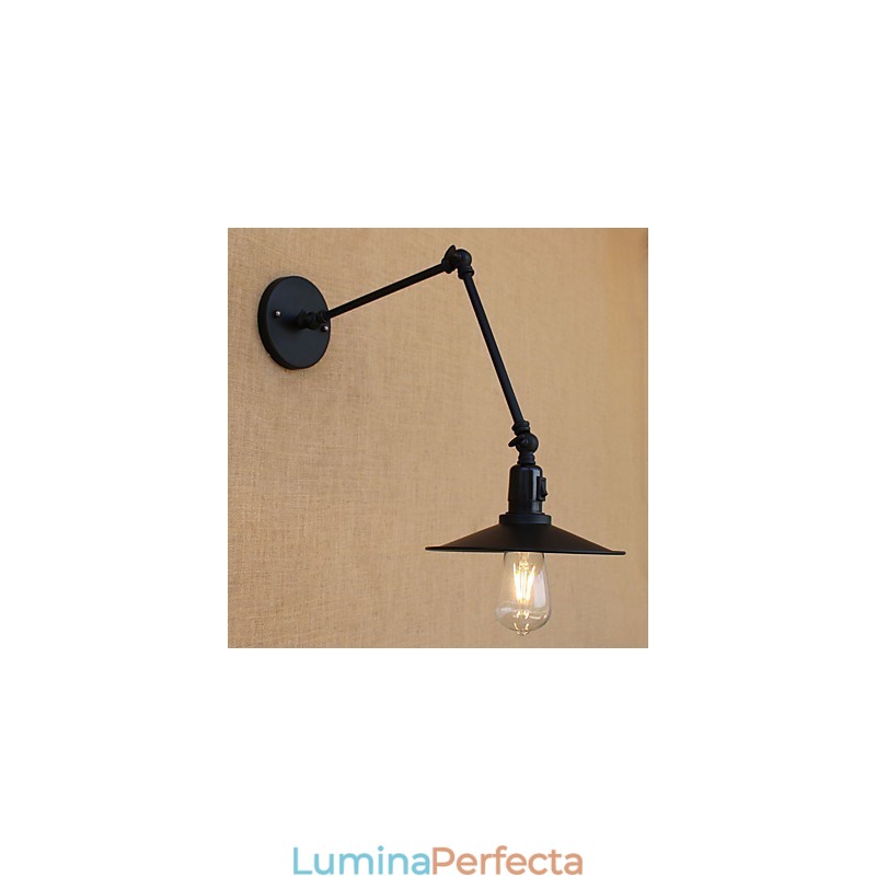 Caracteristică de pictură retro country pentru lumini cu braț oscilant în stil mini