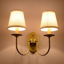 Rustic Lodge Pictură simplă de epocă Caracteristică lumină ambientală Aplice de perete Aplice