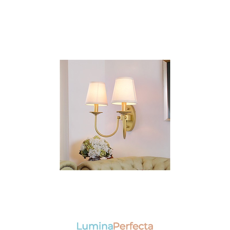 Rustic Lodge Pictură simplă de epocă Caracteristică lumină ambientală Aplice de perete Aplice