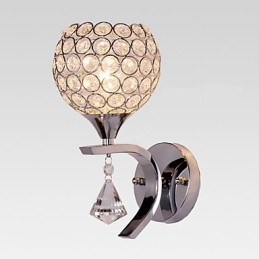 Max Crystal Modern Contemporan Electroplated Caracteristică pentru lumina ambientală de cristal Aplice de perete Applique