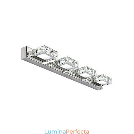 Lumină pentru Toaletă Baie Oglindă Machiaj Cristal 4 lumini Iluminat Dormitor Baie
