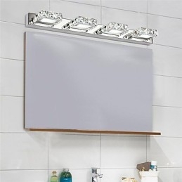 Lumină pentru Toaletă Baie Oglindă Machiaj Cristal 4 lumini Iluminat Dormitor Baie