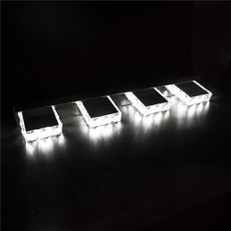 Lumină pentru Toaletă Baie Oglindă Machiaj Cristal 4 lumini Iluminat Dormitor Baie