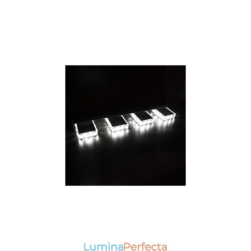 Lumină pentru Toaletă Baie Oglindă Machiaj Cristal 4 lumini Iluminat Dormitor Baie