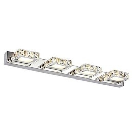 Lumină pentru Toaletă Baie Oglindă Machiaj Cristal 4 lumini Iluminat Dormitor Baie