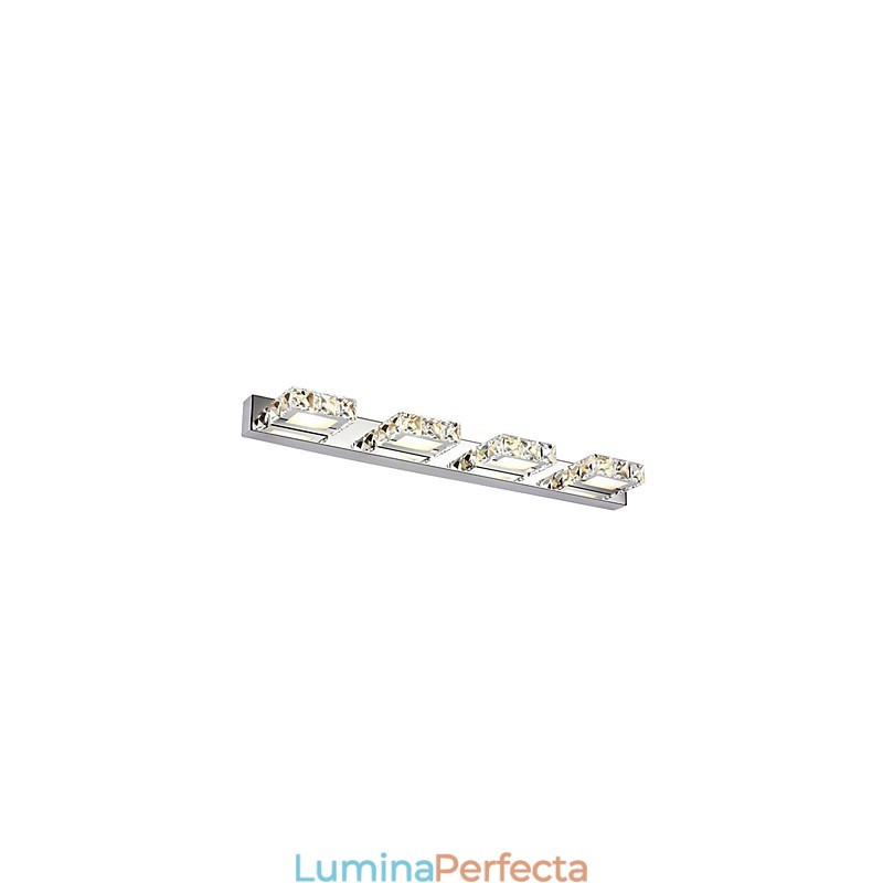 Lumină pentru Toaletă Baie Oglindă Machiaj Cristal 4 lumini Iluminat Dormitor Baie