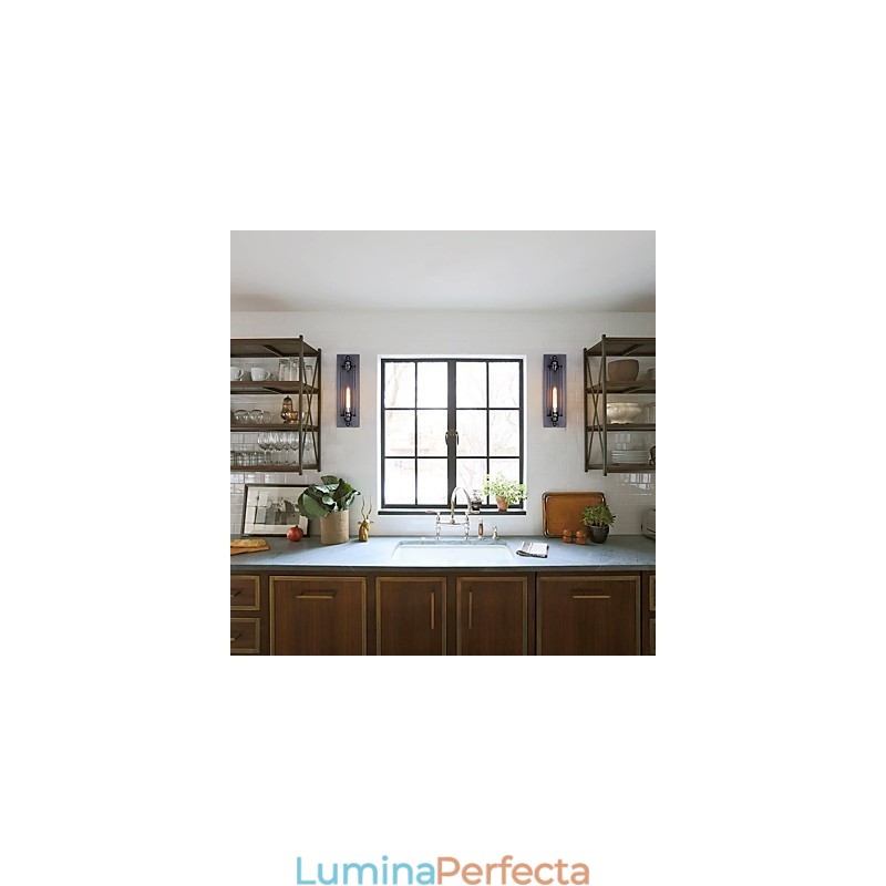 Rustic Lodge Country Retro Vintage Pictură Caracteristică pentru Mini Style Ambient Light Appliques Lampă de perete