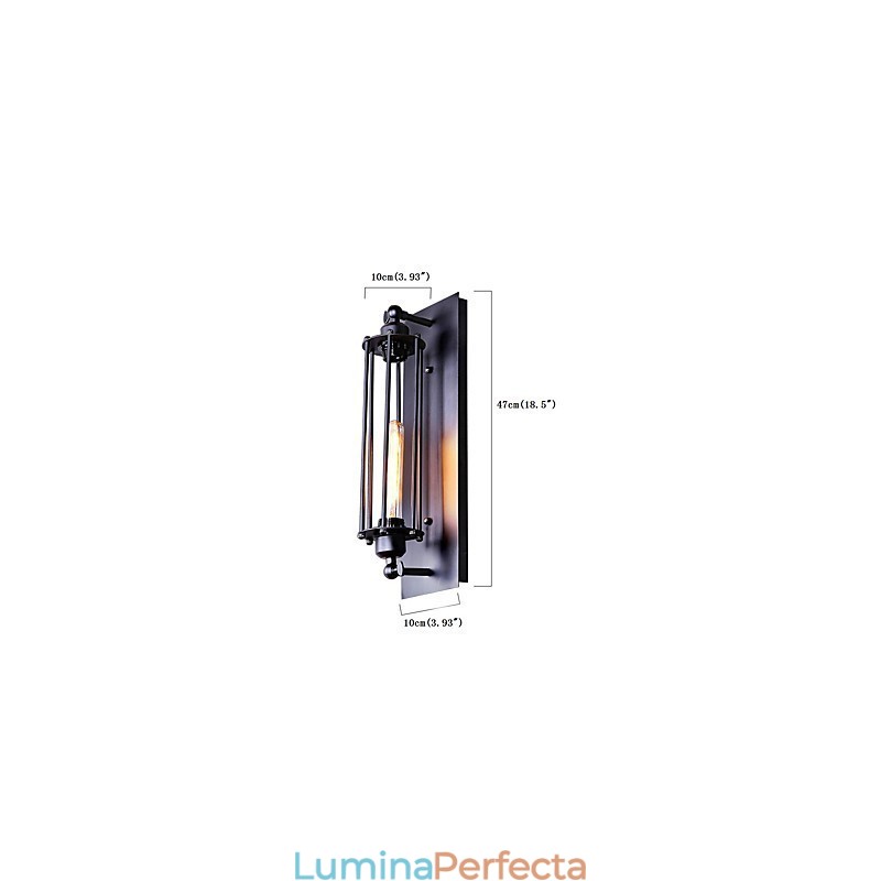 Rustic Lodge Country Retro Vintage Pictură Caracteristică pentru Mini Style Ambient Light Appliques Lampă de perete