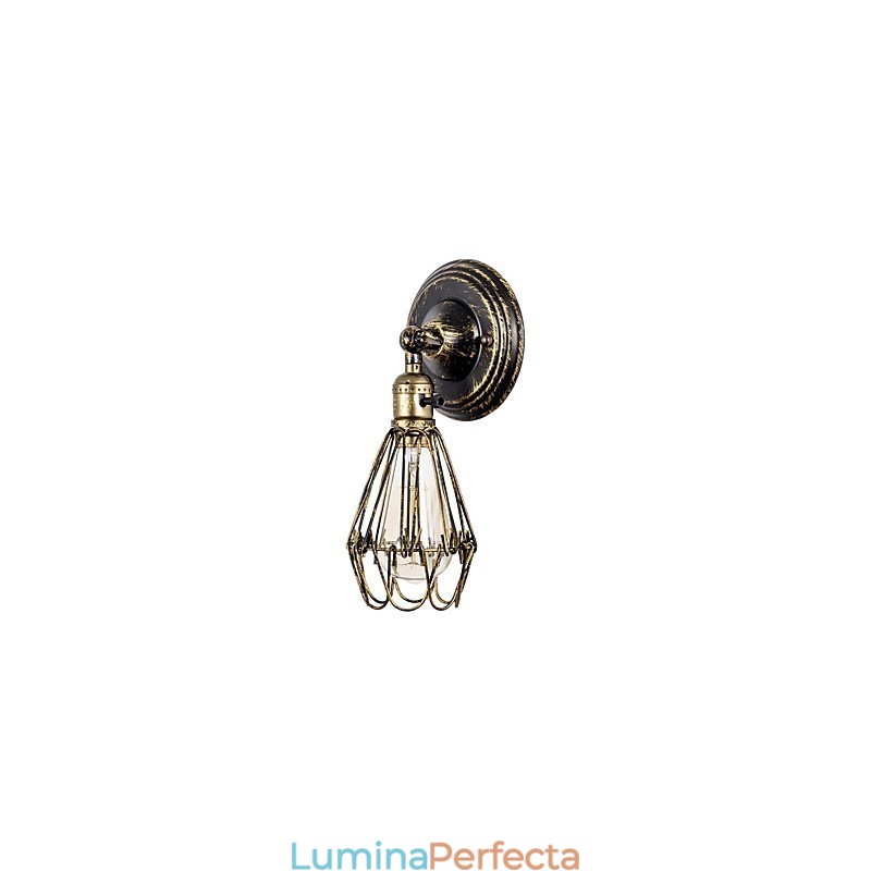 Aplice de perete, vintage, pentru interior, cu unghi reglabil, din metal