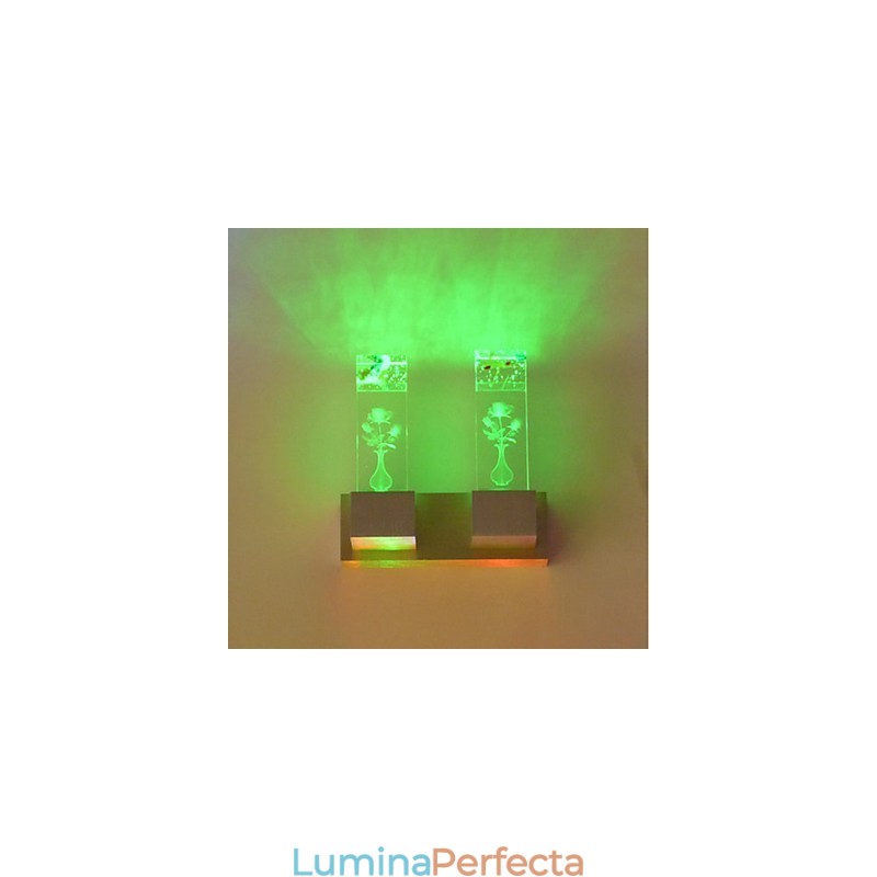 Caracteristică de noutate multicoloră pentru stil mini aplice de perete cu lumină ambientală