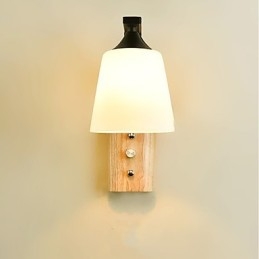 Caracteristică de țară simplă pentru protecția ochilor Lumină ambientală Aplice de perete Lampă de perete Nou Chineză Modernă Minimalist Creativ Noptiera de dormitor