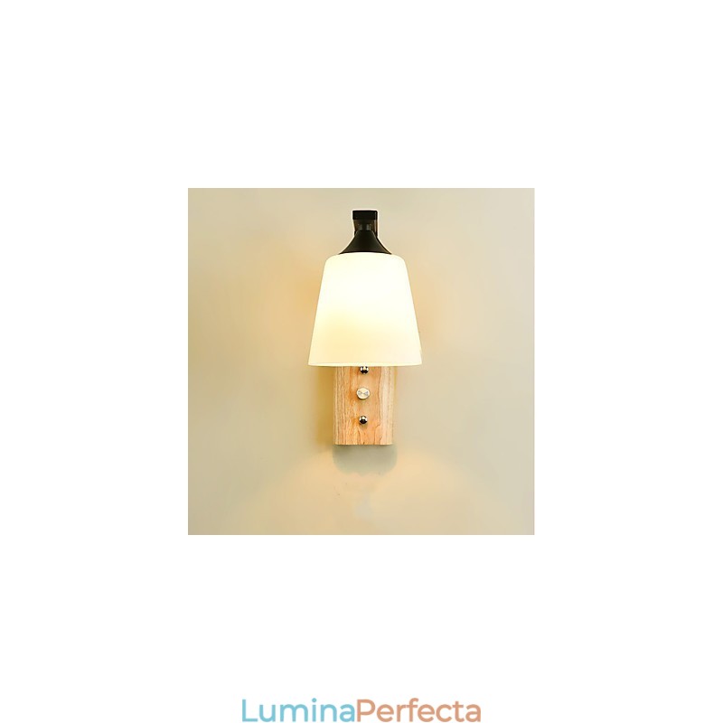 Caracteristică de țară simplă pentru protecția ochilor Lumină ambientală Aplice de perete Lampă de perete Nou Chineză Modernă Minimalist Creativ Noptiera de dormitor