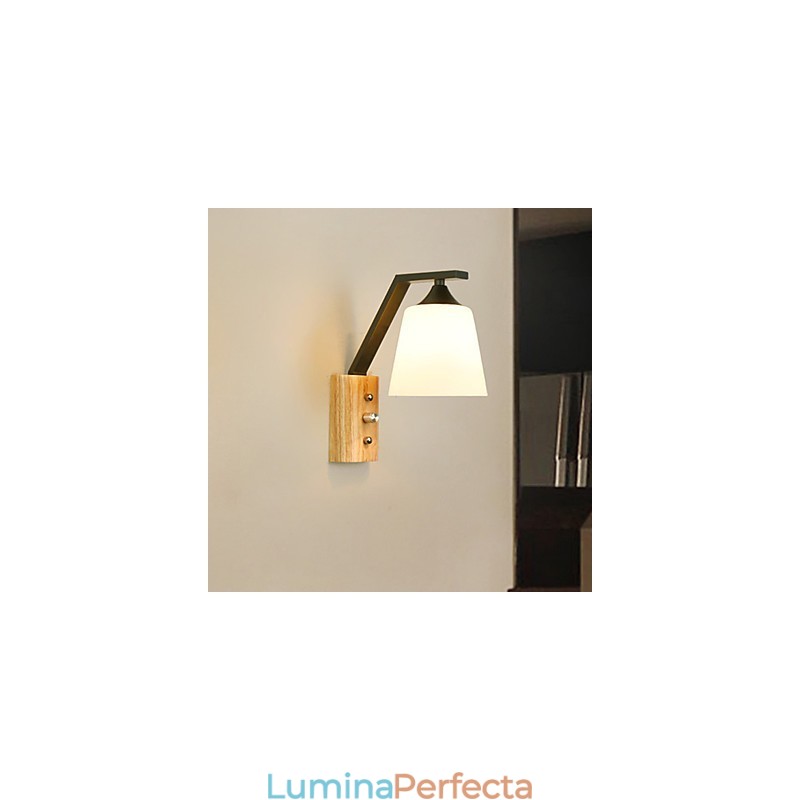 Caracteristică de țară simplă pentru protecția ochilor Lumină ambientală Aplice de perete Lampă de perete Nou Chineză Modernă Minimalist Creativ Noptiera de dormitor