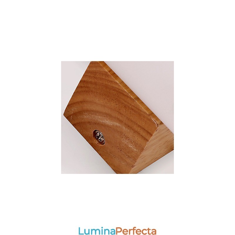 Caracteristică de țară noutate pentru protecția ochilor în stil mini Aplice de perete Applique de perete Lampă de noptieră din lemn din busteni