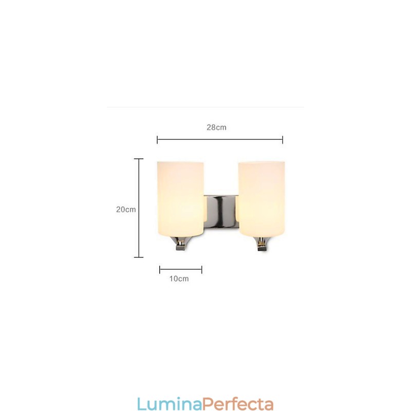 Simplu Cald Sufragerie Dormitor Coridor Coridor Balcon Lampă de perete dublă