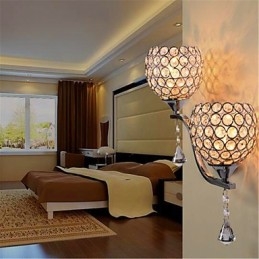 Modern Minimalist Living Corridor Coridor Lampă de Perete Cristal