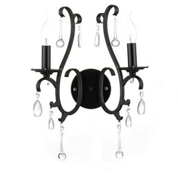 Caracteristică Country Chrome pentru Mini Style Ambient Light Aplice de perete Applique