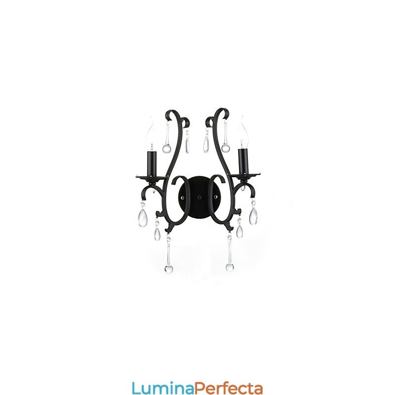 Caracteristică Country Chrome pentru Mini Style Ambient Light Aplice de perete Applique