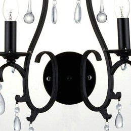 Caracteristică Country Chrome pentru Mini Style Ambient Light Aplice de perete Applique