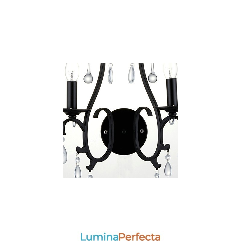 Caracteristică Country Chrome pentru Mini Style Ambient Light Aplice de perete Applique