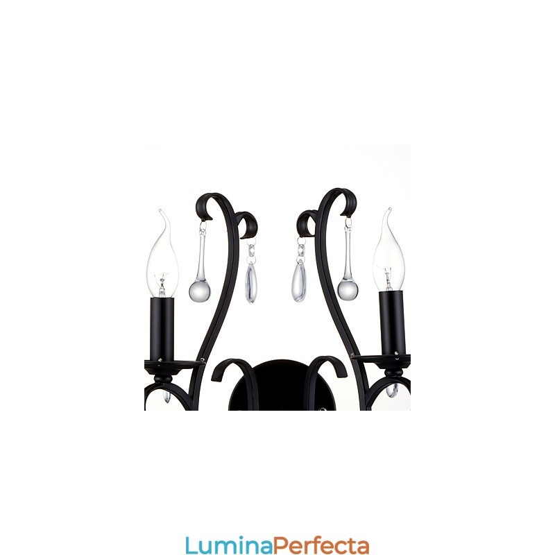 Caracteristică Country Chrome pentru Mini Style Ambient Light Aplice de perete Applique
