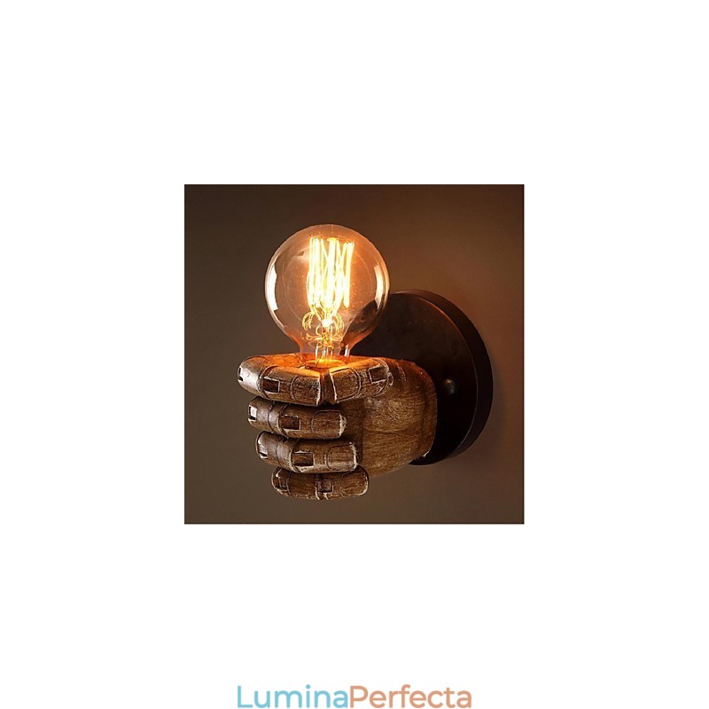 Caracteristică de pictură rustic Lodge pentru aplice de perete cu lumină ambientală