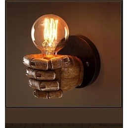 Caracteristică de pictură rustic Lodge pentru aplice de perete cu lumină ambientală