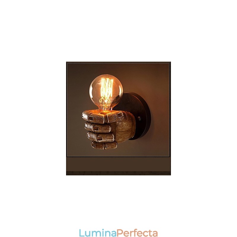 Caracteristică de pictură rustic Lodge pentru aplice de perete cu lumină ambientală