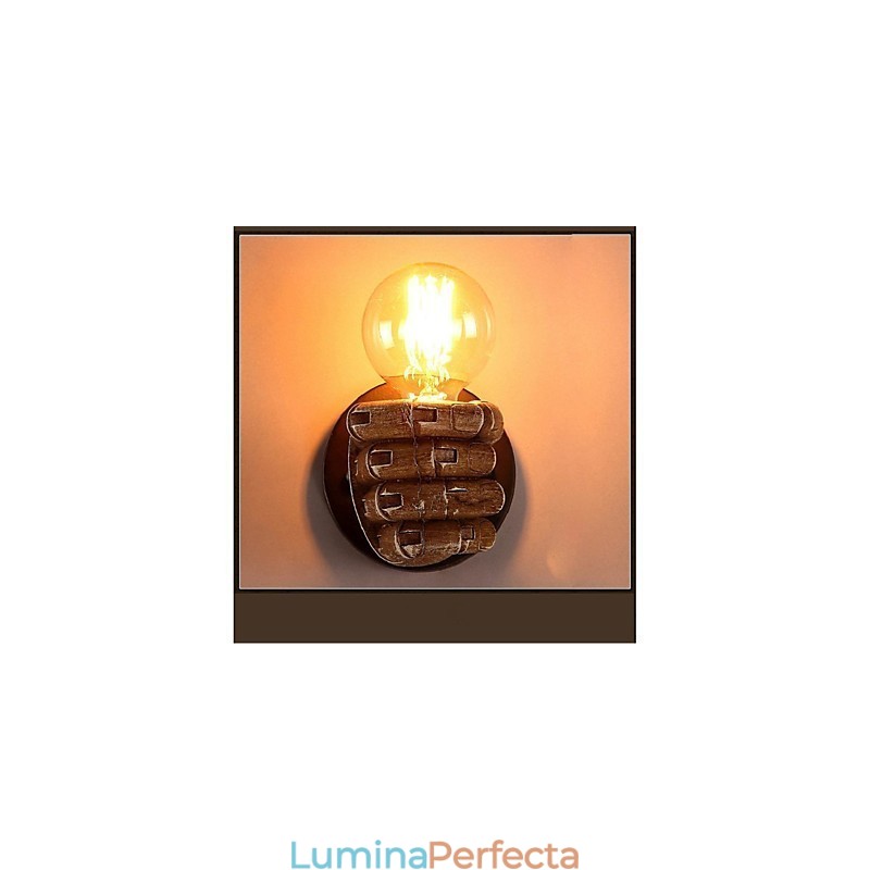 Caracteristică de pictură rustic Lodge pentru aplice de perete cu lumină ambientală
