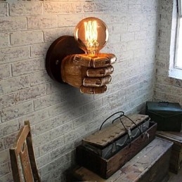 Caracteristică de pictură rustic Lodge pentru aplice de perete cu lumină ambientală