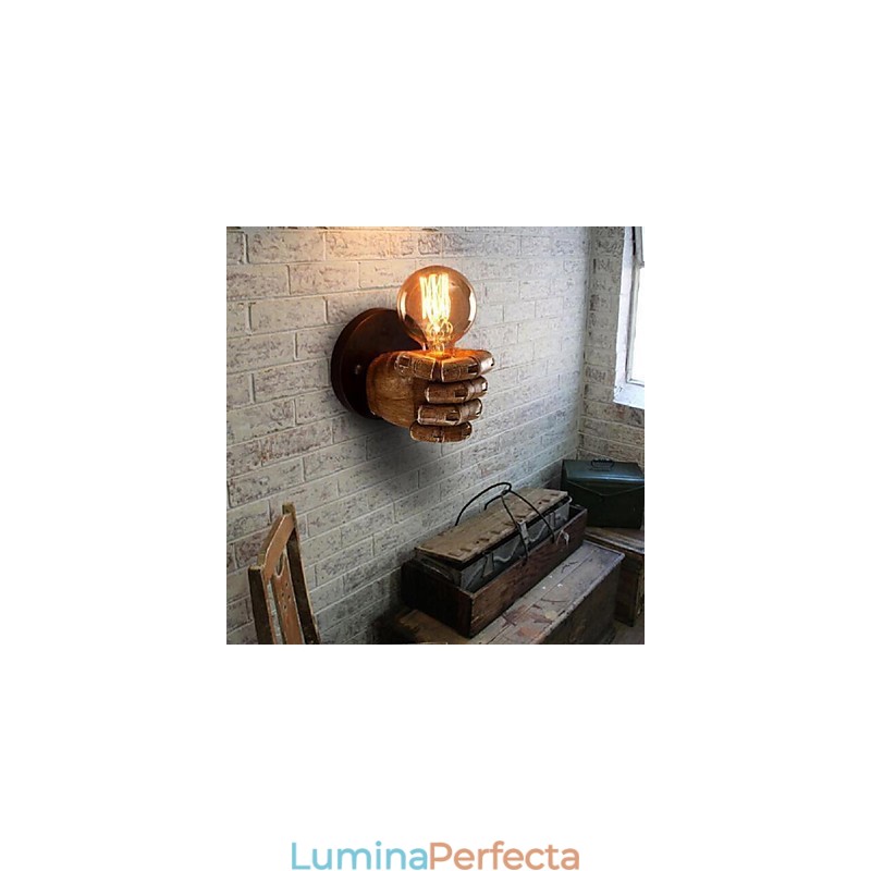 Caracteristică de pictură rustic Lodge pentru aplice de perete cu lumină ambientală