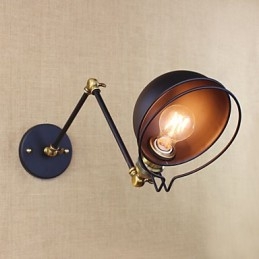 Industrial Retro Stil European Sat Caracter Iluminat Lampă decorativă de perete Braț de fier