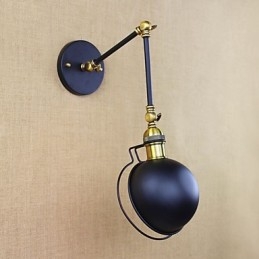 Industrial Retro Stil European Sat Caracter Iluminat Lampă decorativă de perete Braț de fier